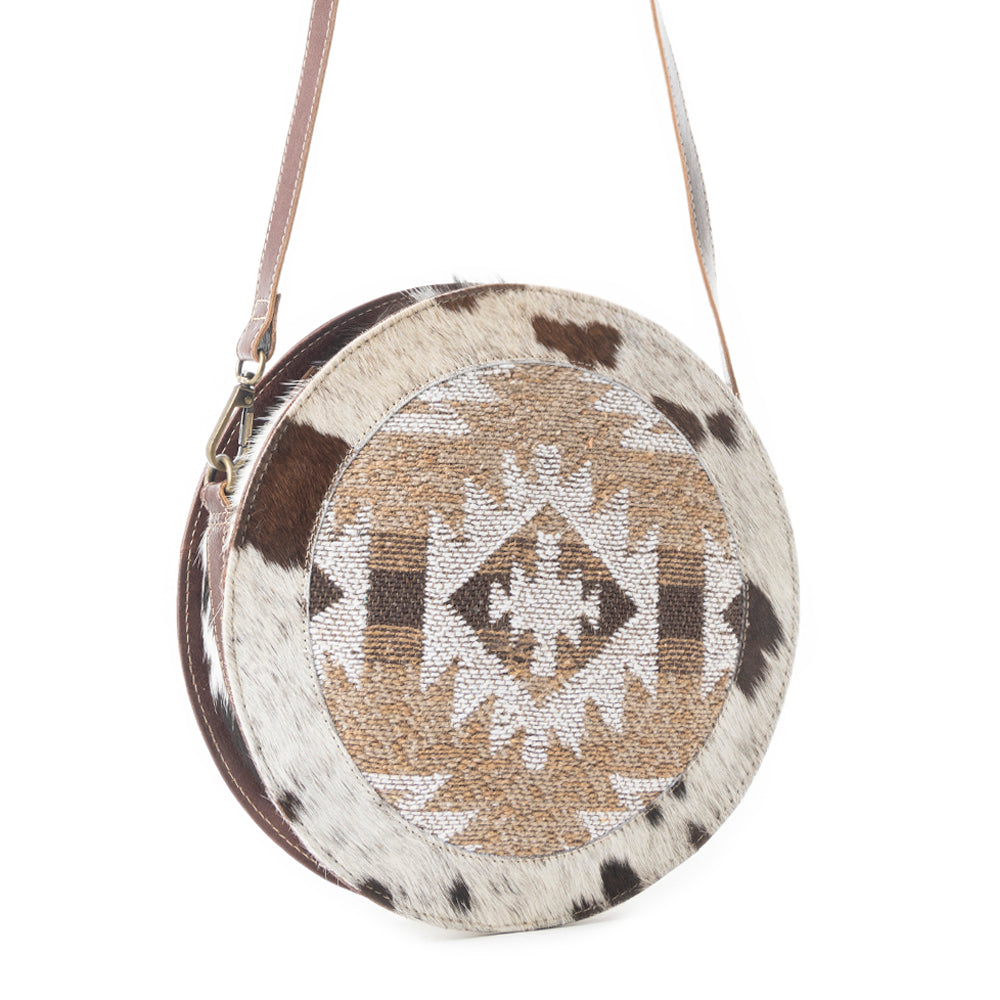 Boho Mustard Round Bag - MyraUSA