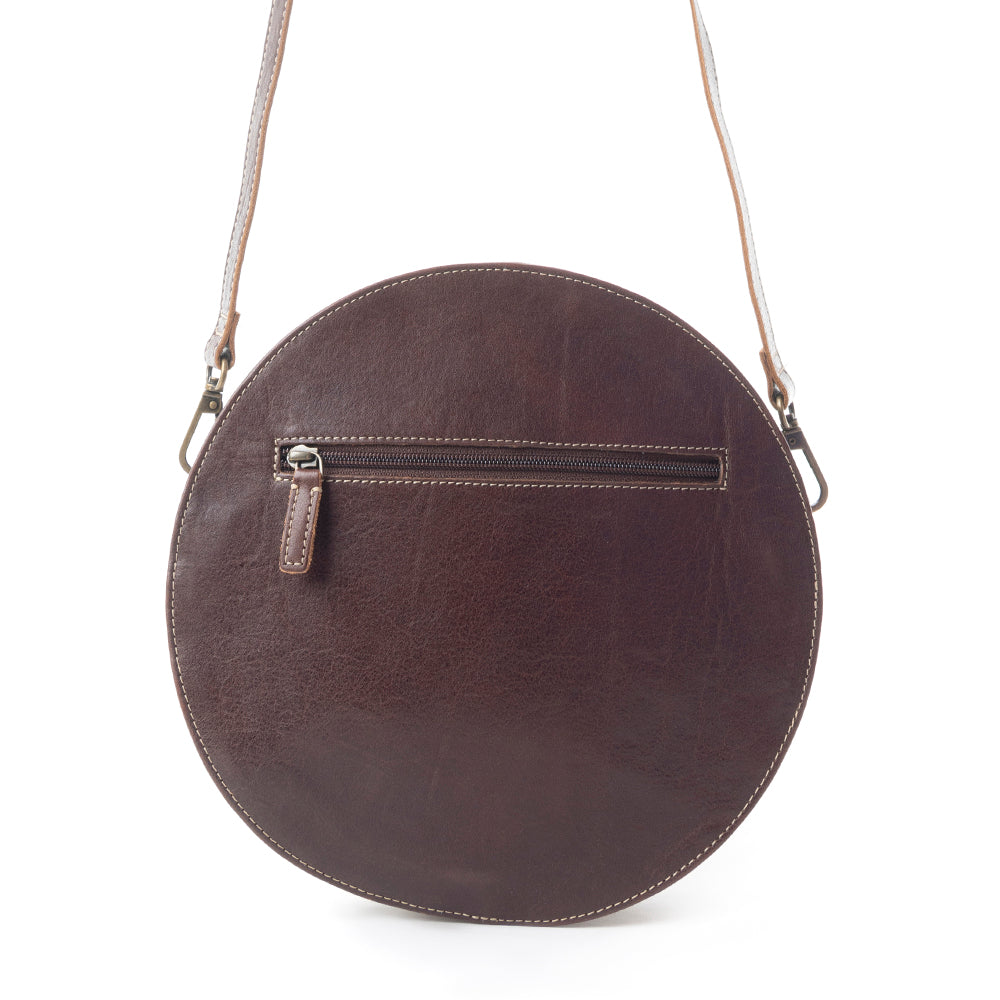 Boho White Round Bag - MyraUSA
