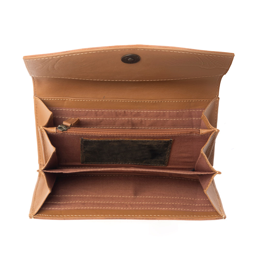 Brown Garden Wallet - MyraUSA