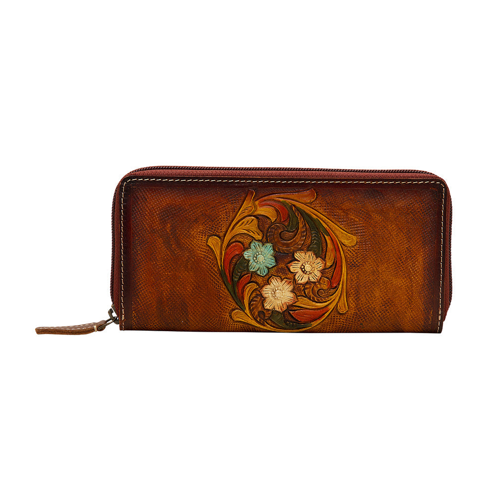 Floral Circular Wallet - MyraUSA