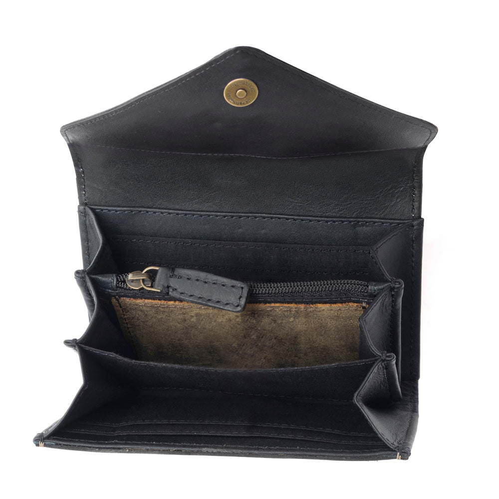 Orange Black Wallet - MyraUSA