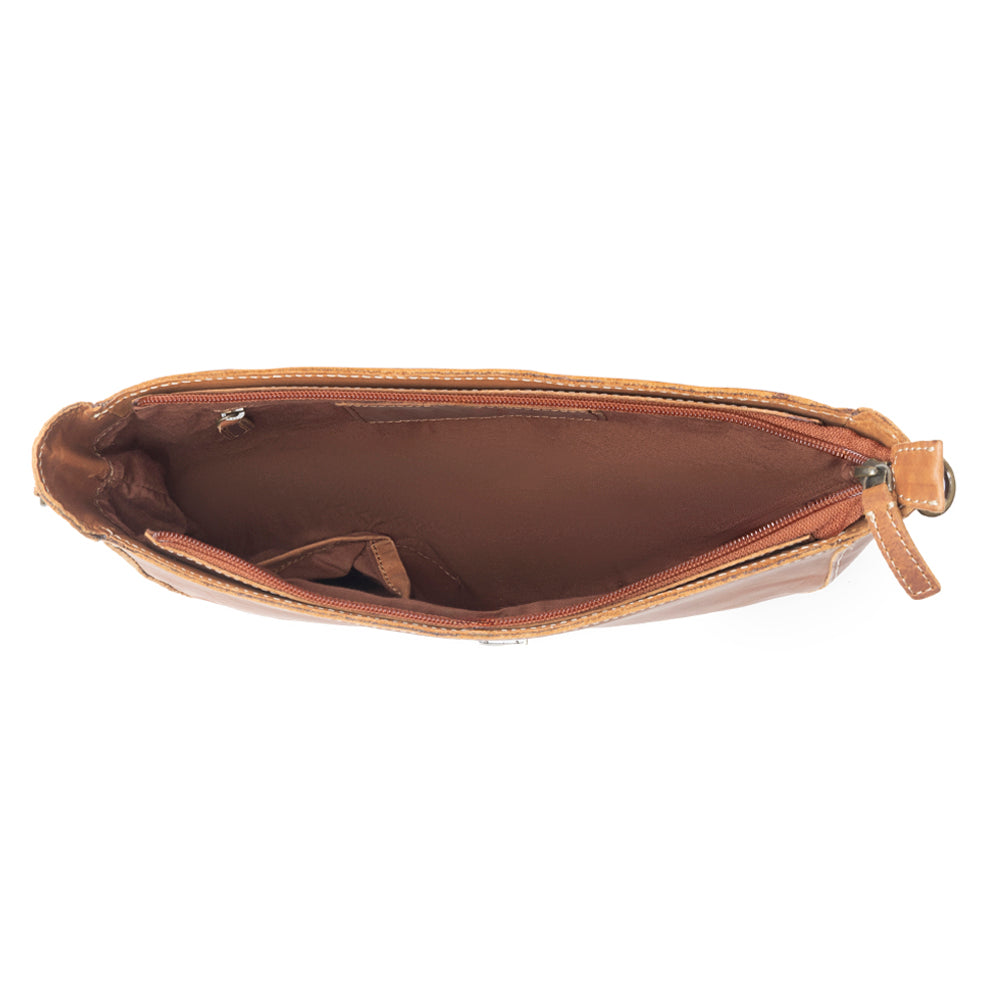 Vanilla Fiesta Leather & Hair On Bag - MyraUSA