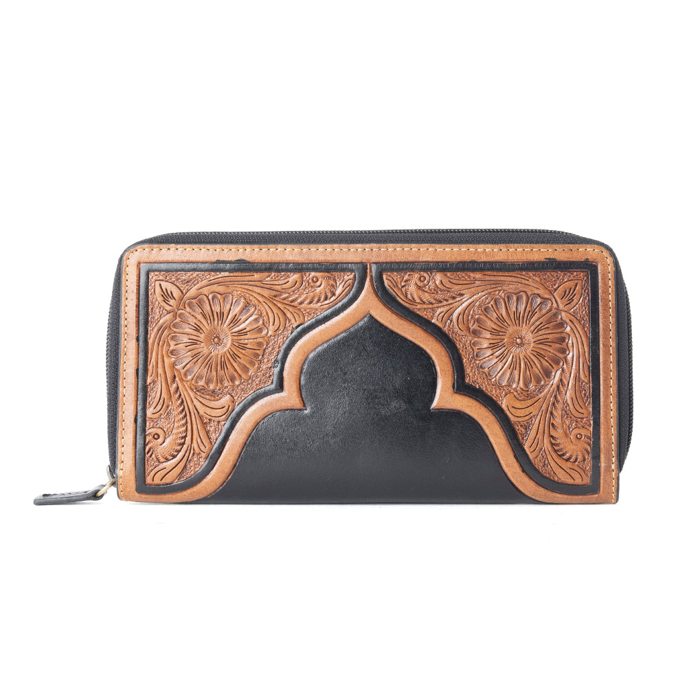 Crimson Square Wallet - MyraUSA