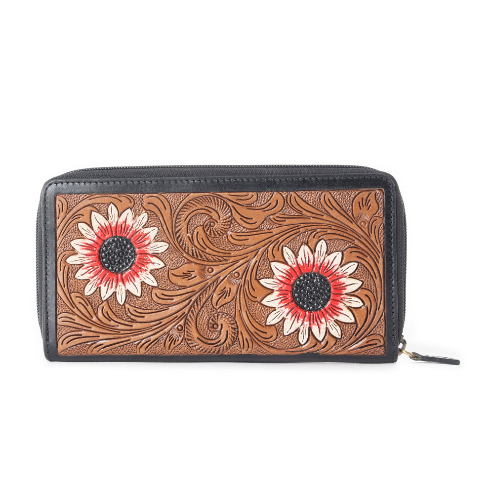 Orange Bloom Wallet - MyraUSA