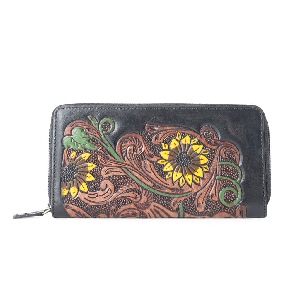 Brown Carva Wallet - MyraUSA