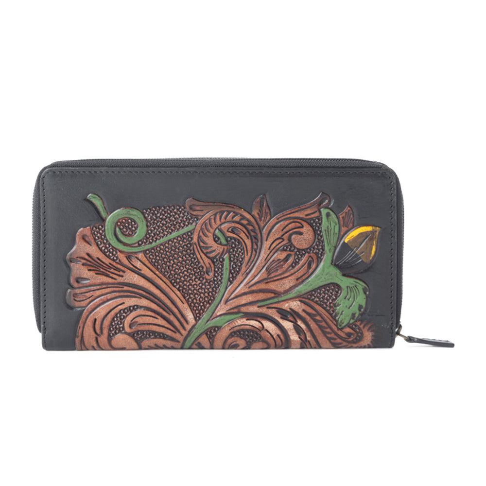 Brown Carva Wallet - MyraUSA
