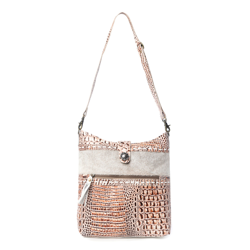 SMOKEY LEATHER & HAIRON BAG - Myra USA