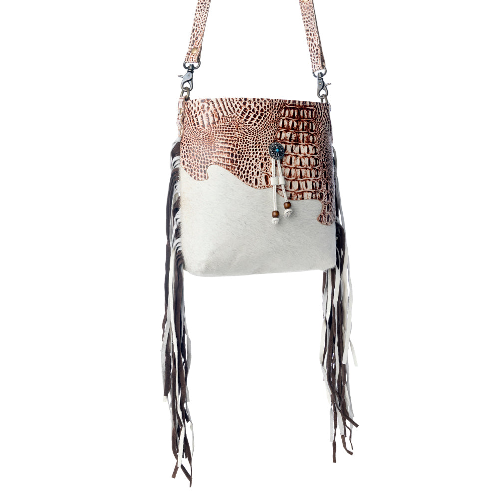 SMOKEY WEST LEATHER & HAIRON BAG - Myra USA