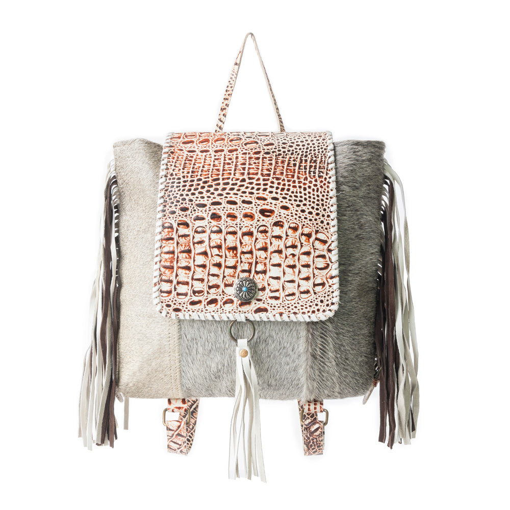 SMOKEY BACKPACK LEATHER & HAIRON BAG - MyraUSA