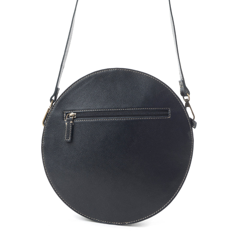 FLAX BLOSSOM ROUND BAG - MyraUSA