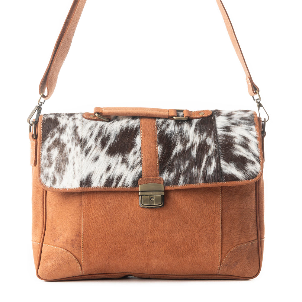BARN LEATHER & HAIRON BAG - MyraUSA