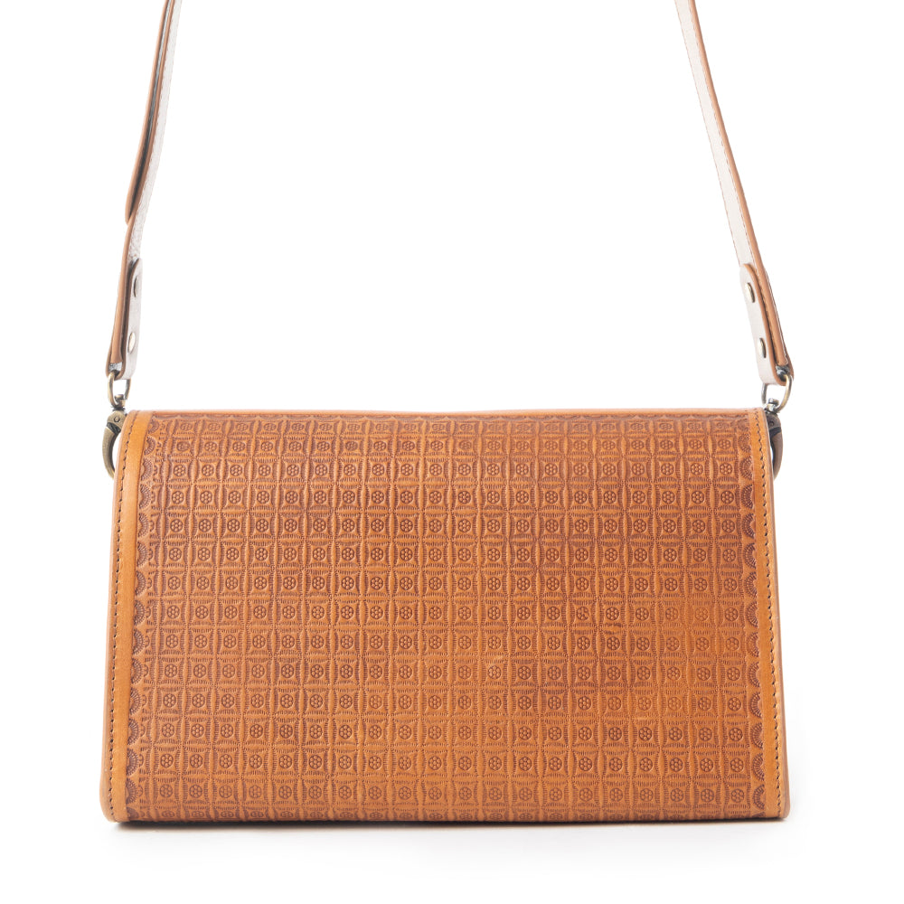 CIRCE HAND-TOOLED BAG - Myra USA