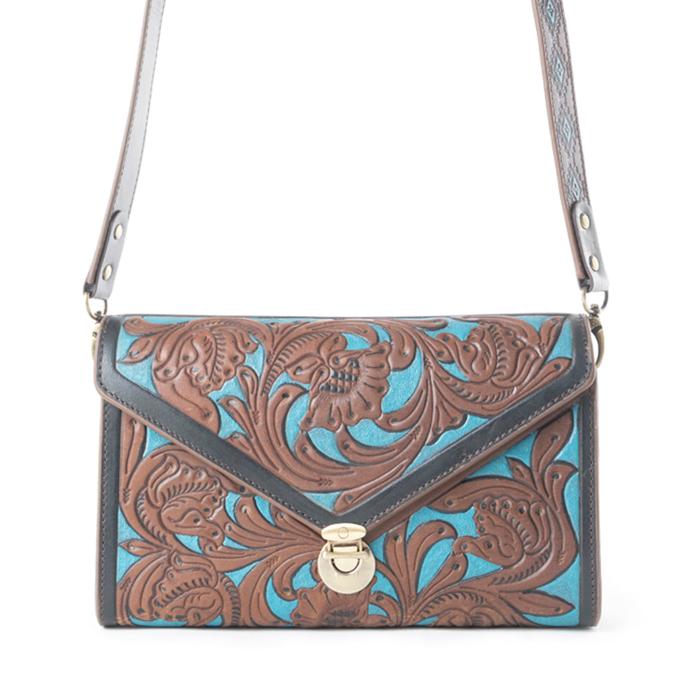 FANA HAND-TOOLED BAG - Myra USA