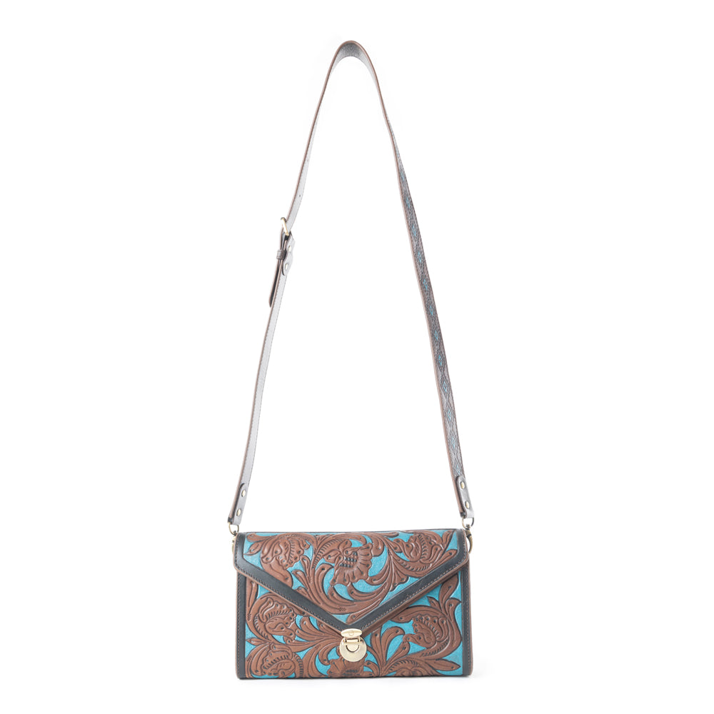 FANA HAND-TOOLED BAG - Myra USA