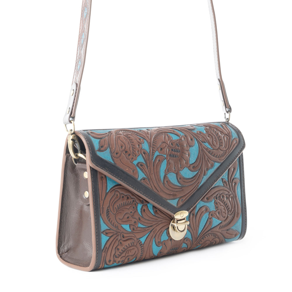 FANA HAND-TOOLED BAG - Myra USA