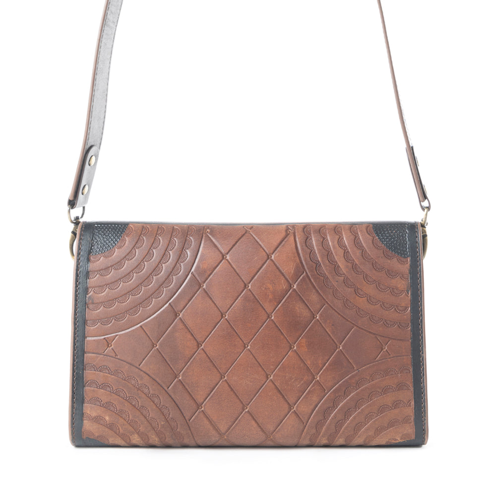 FANA HAND-TOOLED BAG - Myra USA