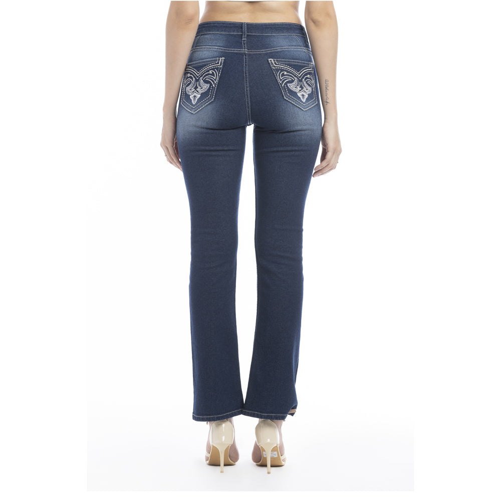 Skye Classic Acid Wash Wide Leg Jeans - Myra USA