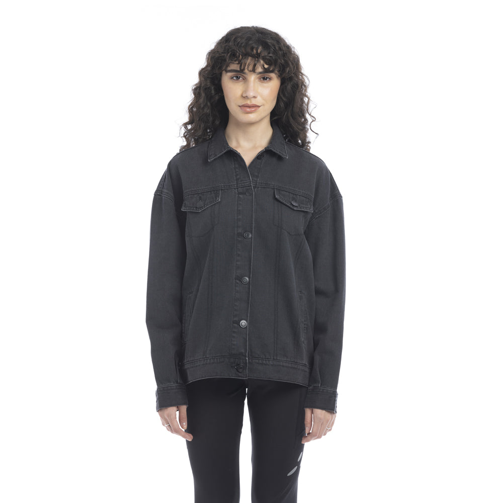 Veronica Black Denim Jacket - Myra USA