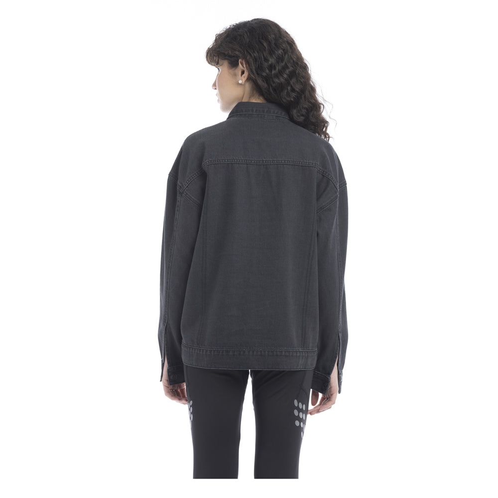 Veronica Black Denim Jacket - Myra USA