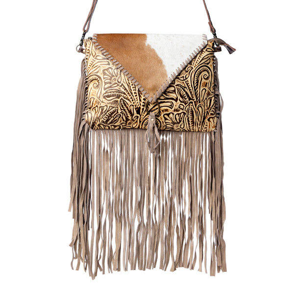 Harappa Leather & Hairon Bag - Myra USA