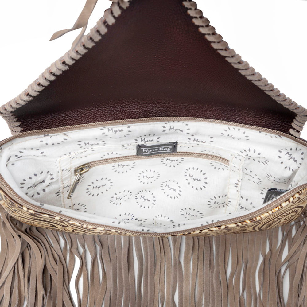 Harappa Leather & Hairon Bag - Myra USA