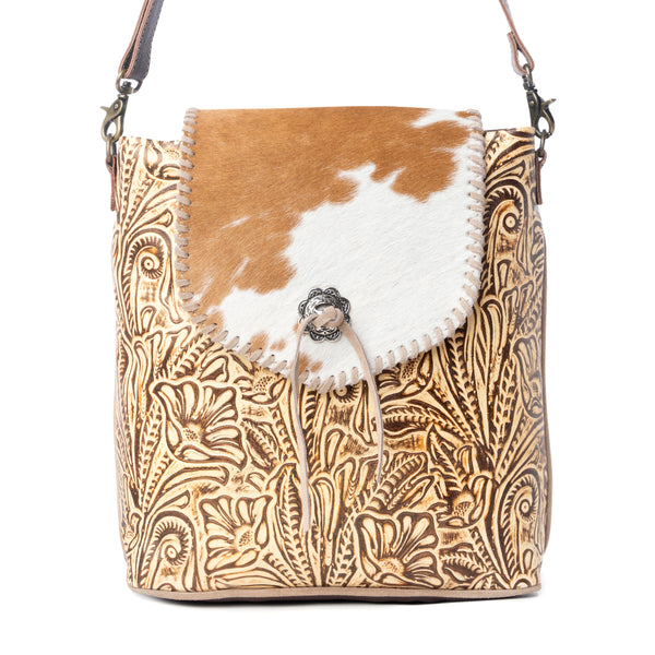 Kakarot Leather & Hairon Bag - Myra USA