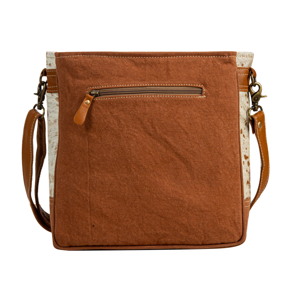 Dakota Plains Hair-On Hide Petite Canvas Hairon Bag - Myra USA