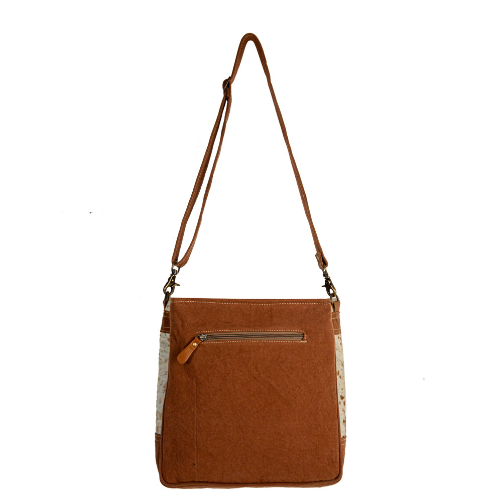 Dakota Plains Hair-On Hide Petite Canvas Hairon Bag - Myra USA