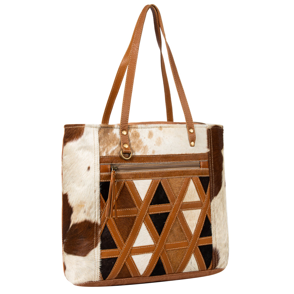 Dakota Plains Hair-On Hide Canvas Hairon Bag - Myra USA