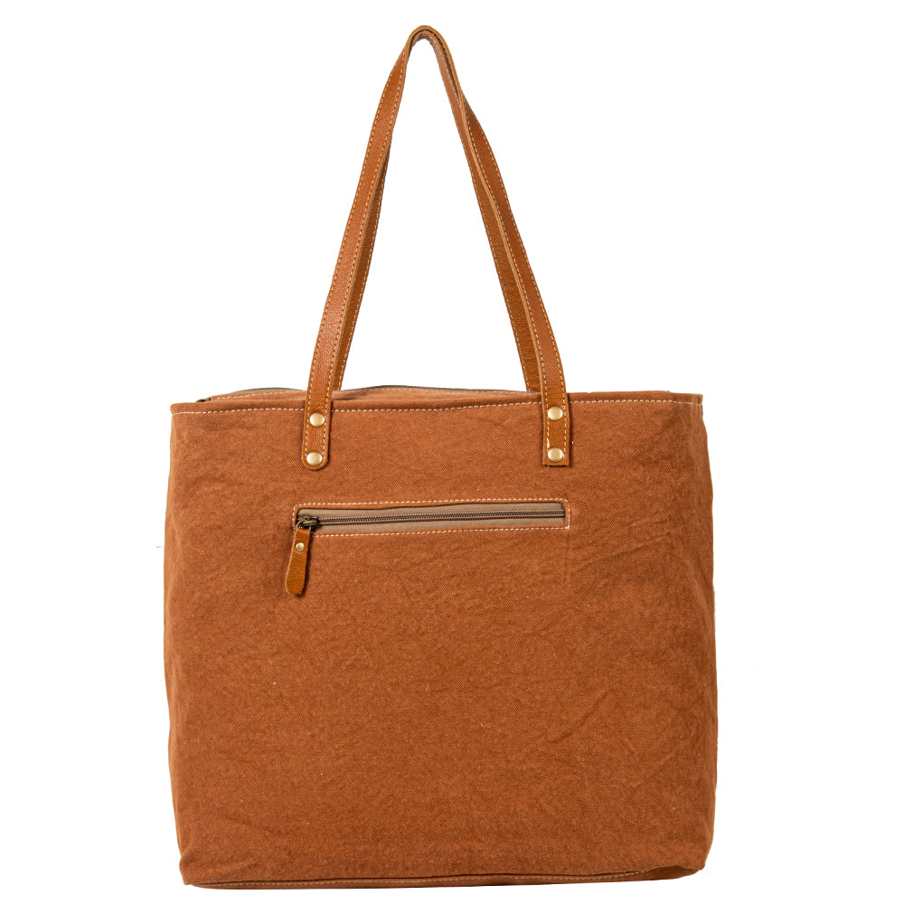 Dakota Plains Hair-On Hide Canvas Hairon Bag - Myra USA