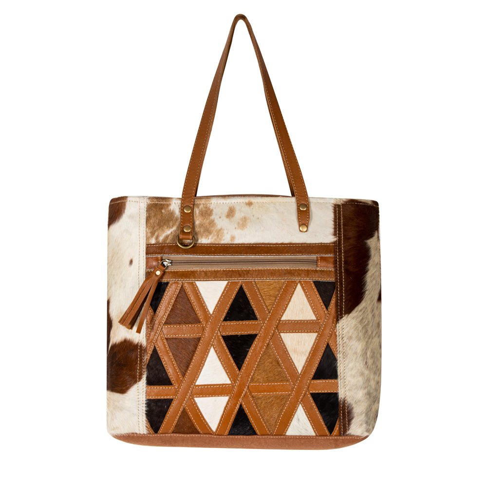 Dakota Plains Hair-On Hide Canvas Hairon Bag - Myra USA