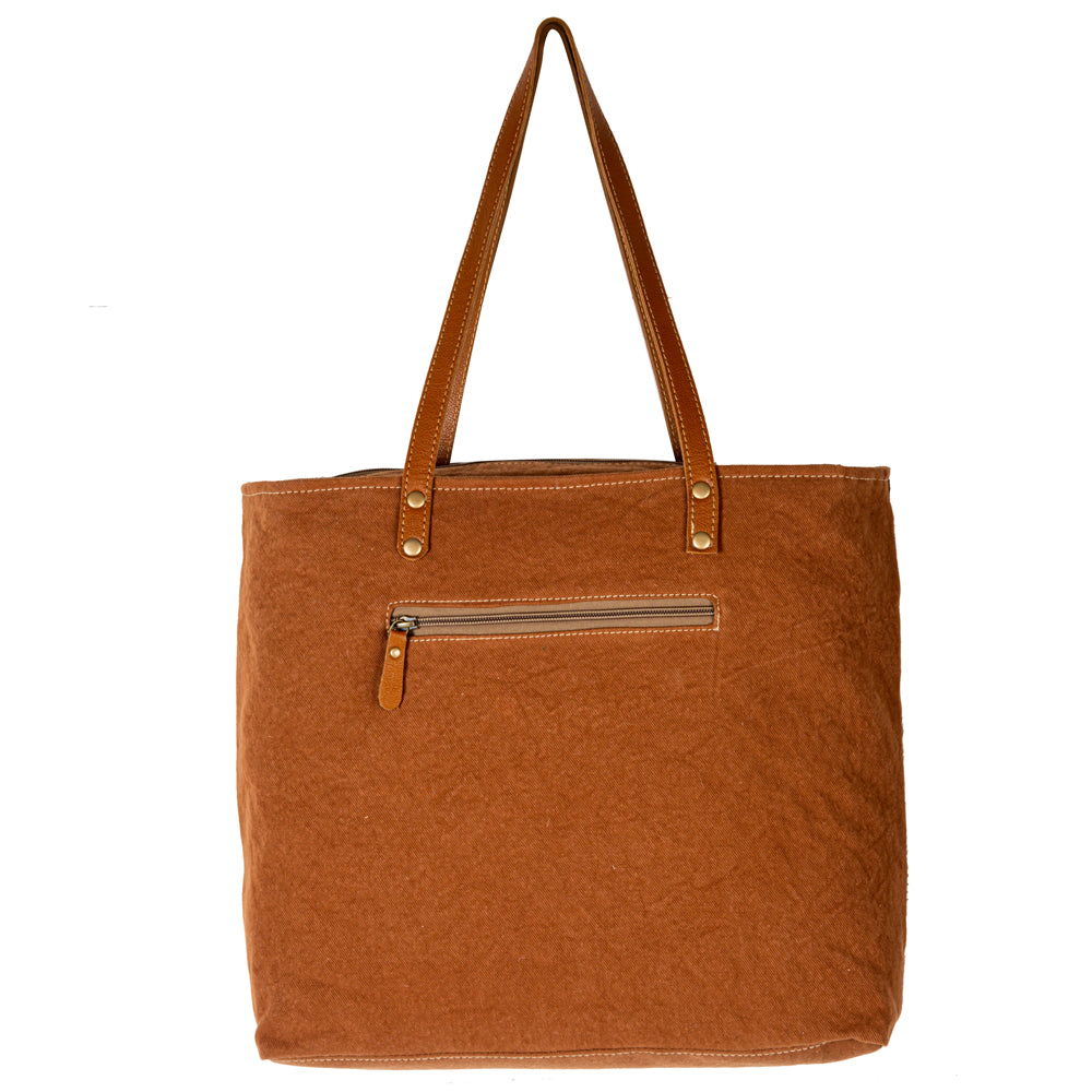 Dakota Plains Hair-On Hide Canvas Hairon Bag - Myra USA