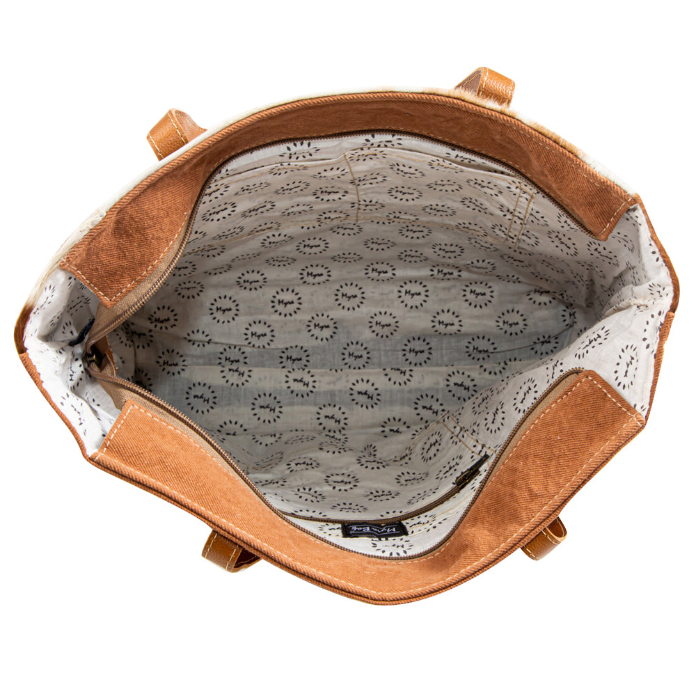 Dakota Plains Hair-On Hide Canvas Hairon Bag - Myra USA