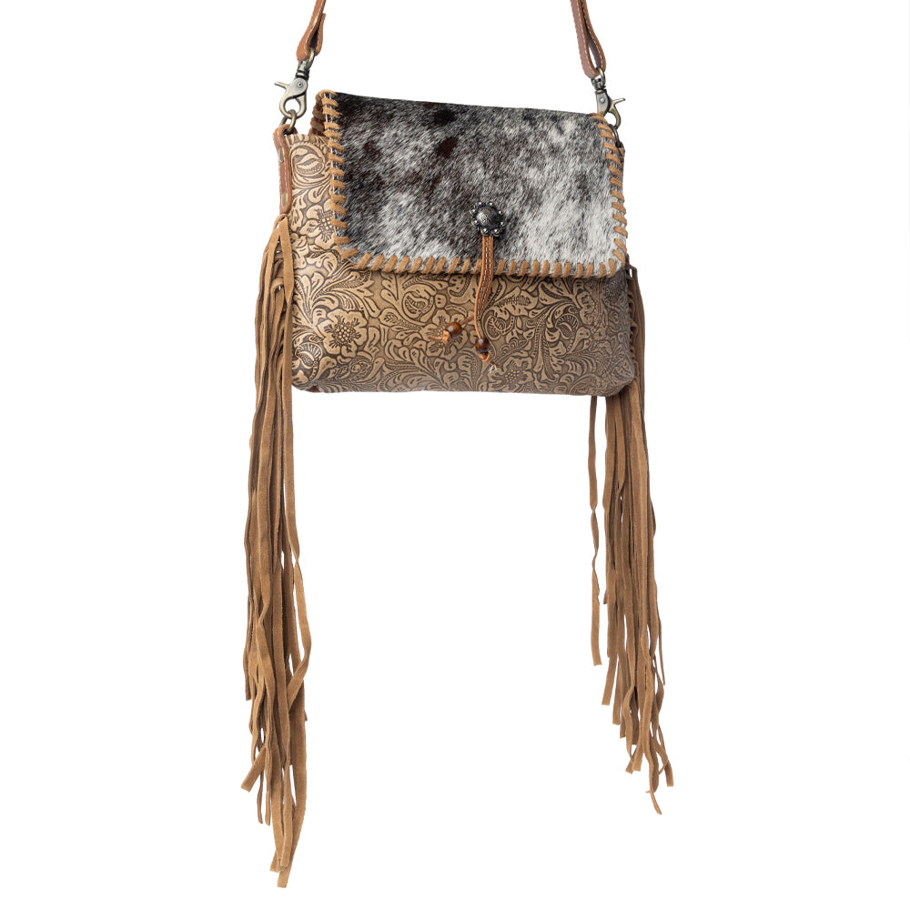 Lugia Leather & Hairon Bag - Myra USA