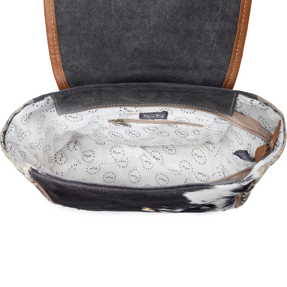 Bison Ridge Backpack Bag With Hair-On Hide - Myra USA