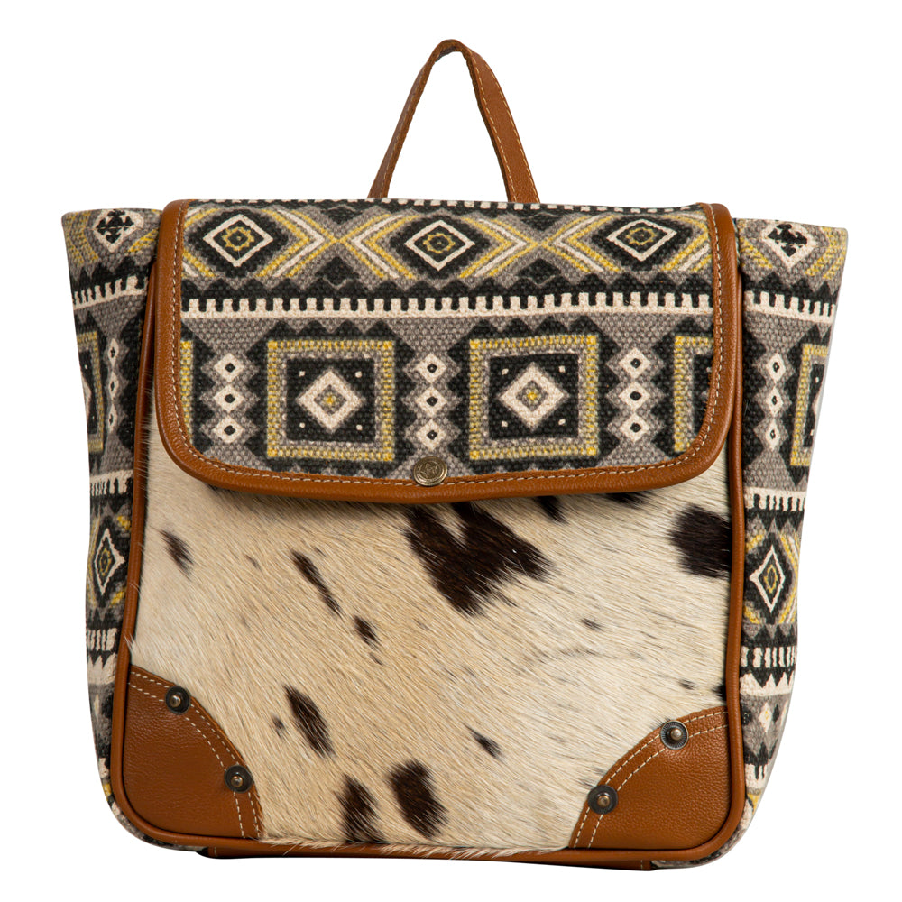 Bison Ridge Backpack Bag With Hair-On Hide - Myra USA