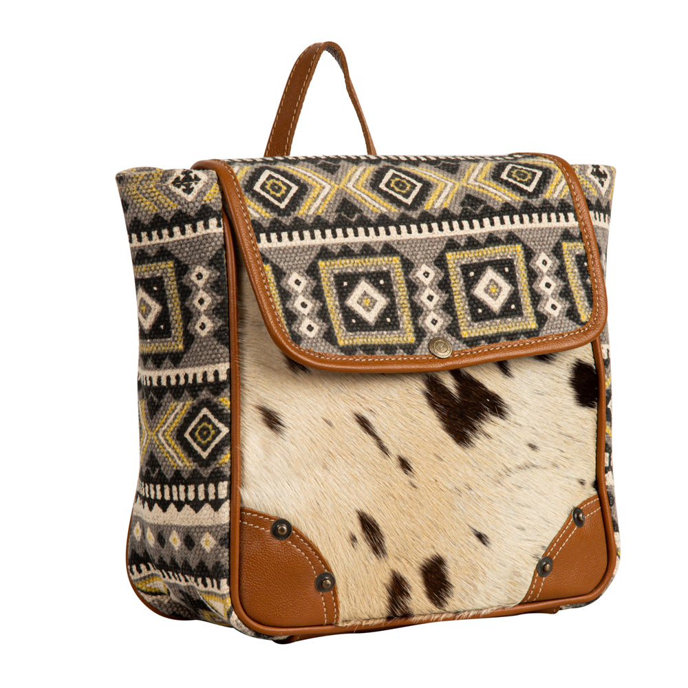 Bison Ridge Backpack Bag With Hair-On Hide - Myra USA
