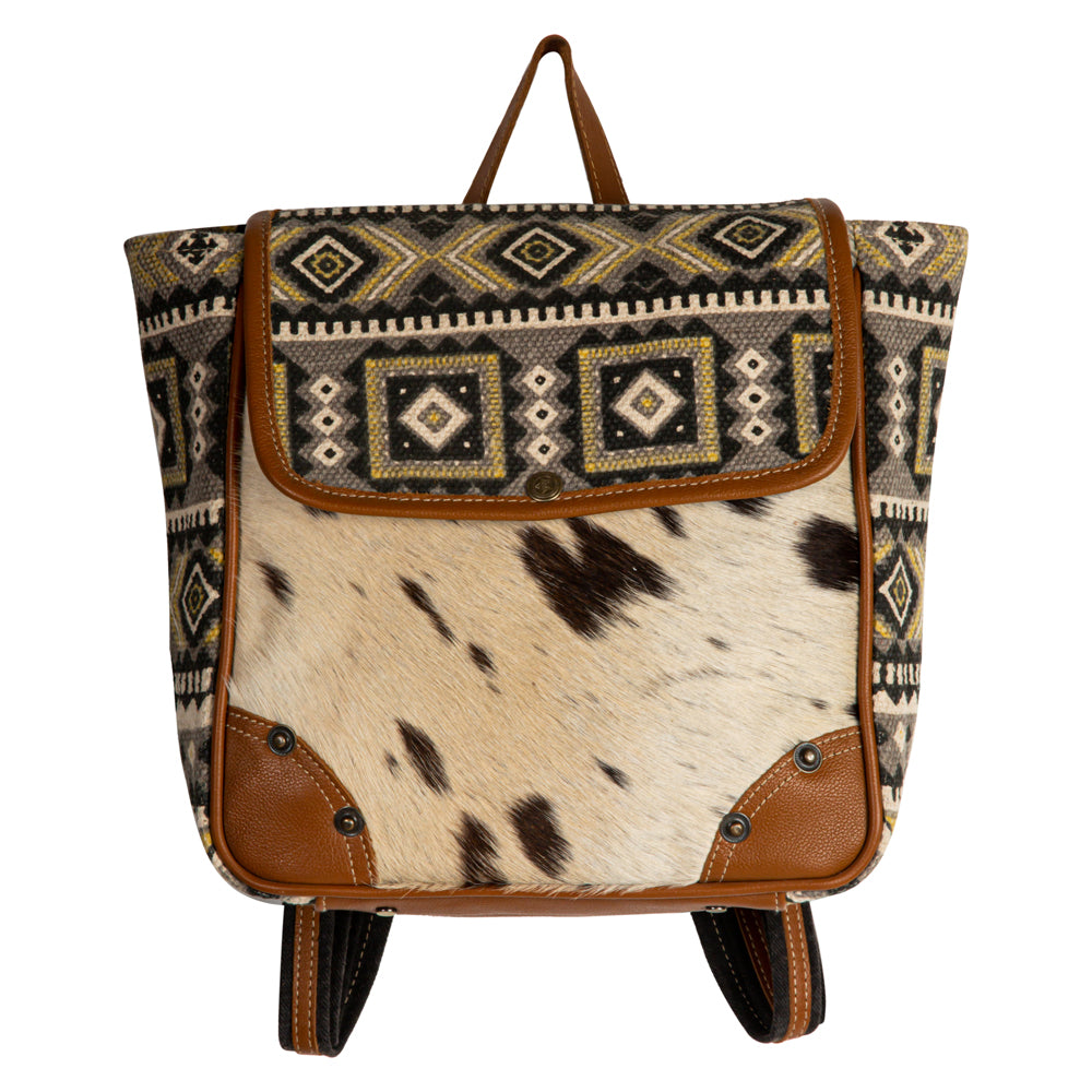 Bison Ridge Backpack Bag With Hair-On Hide - Myra USA