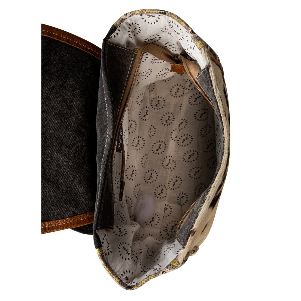 Bison Ridge Backpack Bag With Hair-On Hide - Myra USA