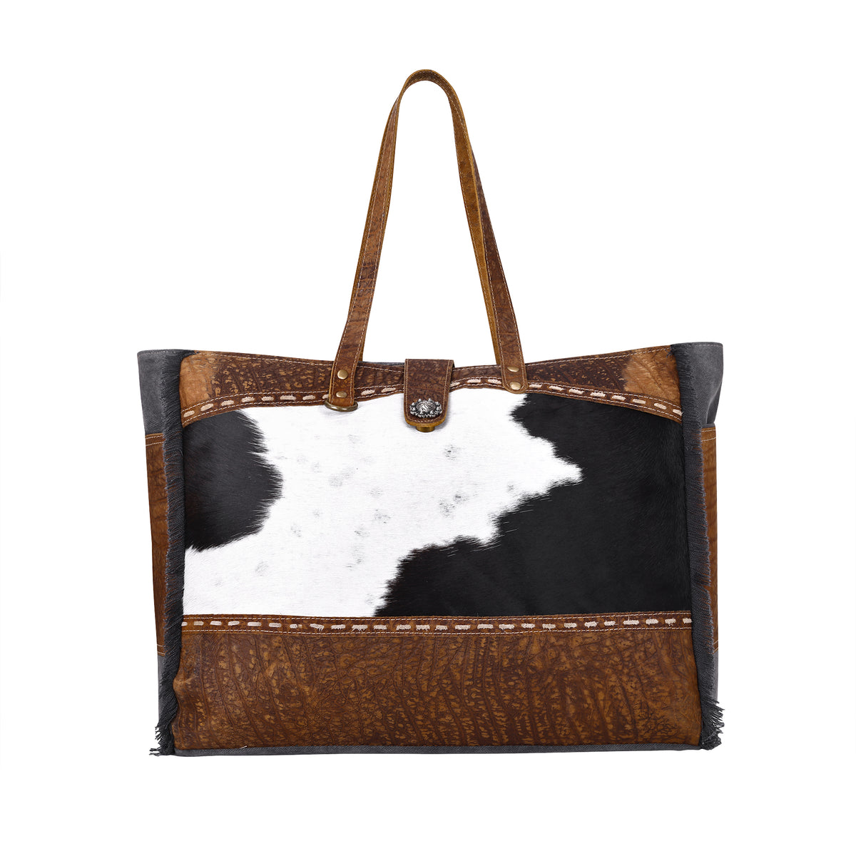 Asher Canvas And Hairon Bag