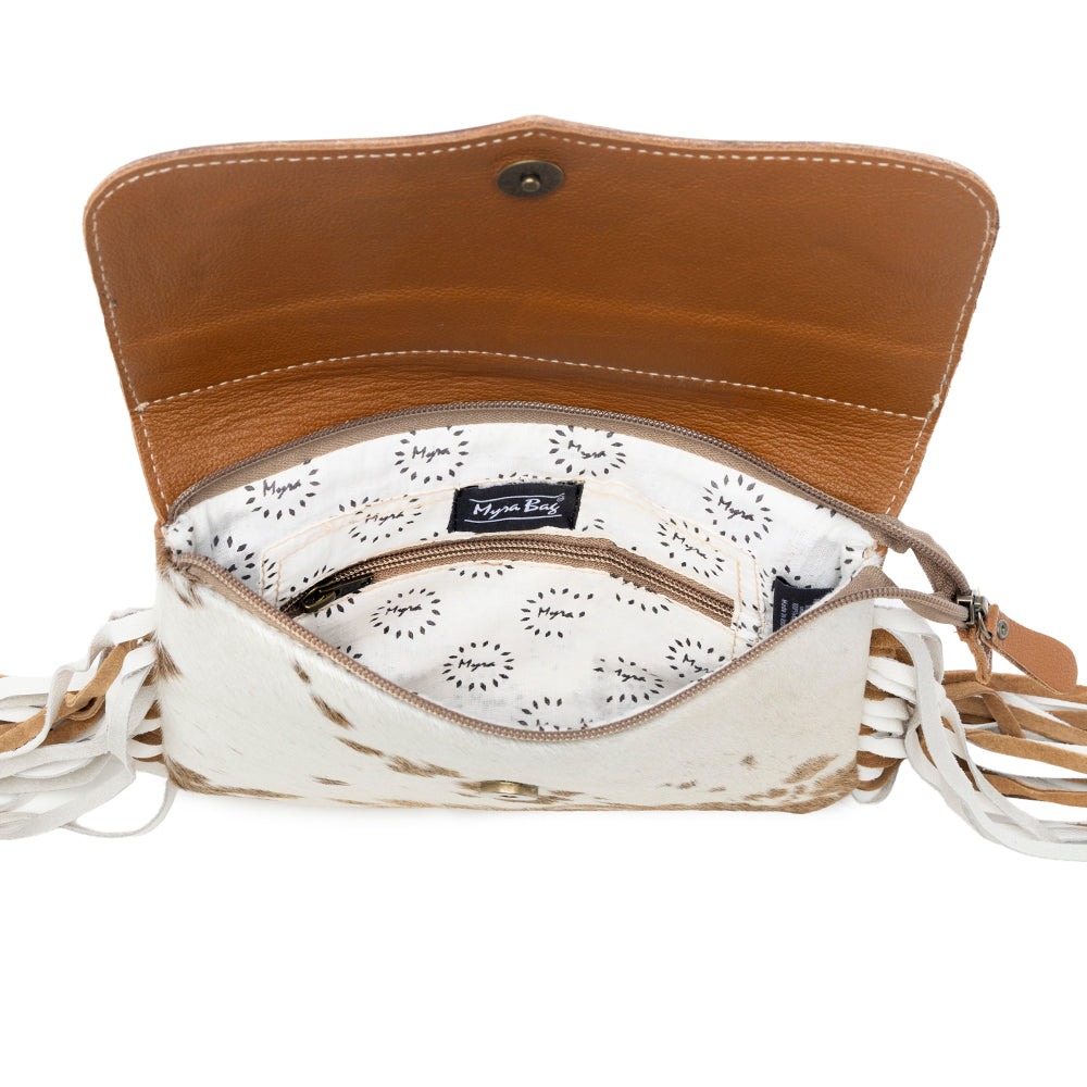 Glossy Moss Hand-Tooled Bag - Myra USA
