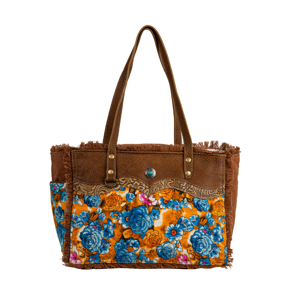 Blue Ridge Blooms Crossbody Bag - Myra USA