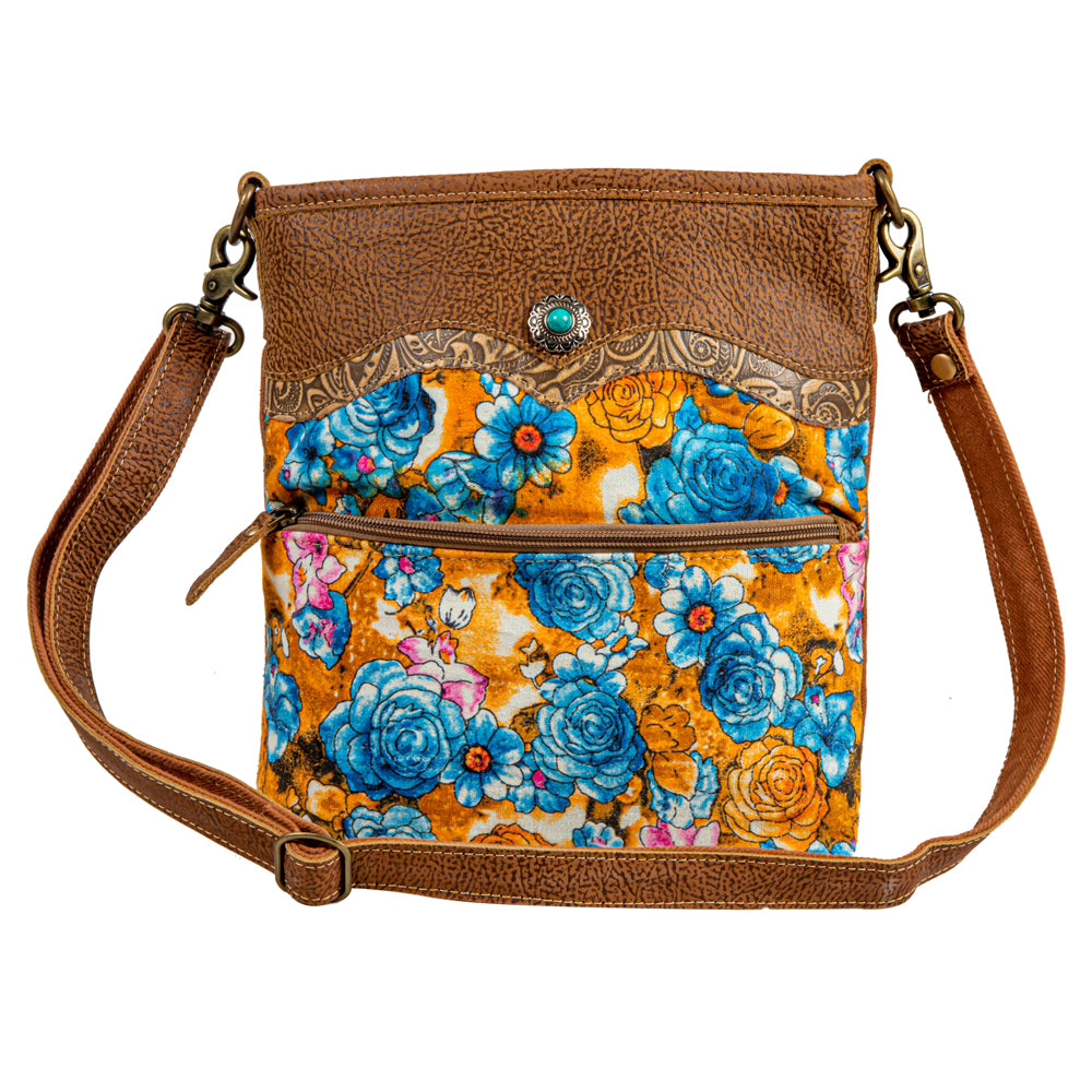 Blue Ridge Blooms Small & Crossbody Bag - Myra USA