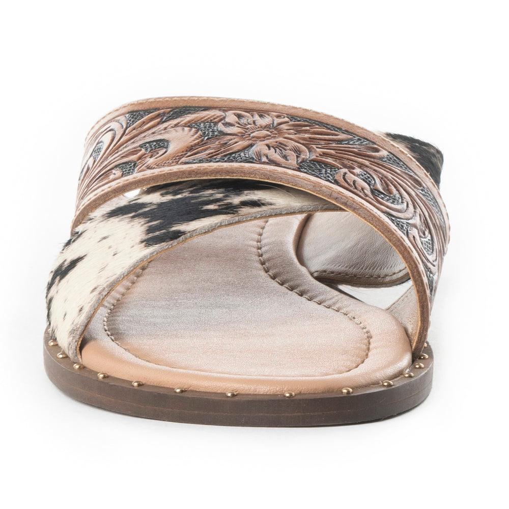 Chappy Western Hand-Tooled Sandals - MyraUSA