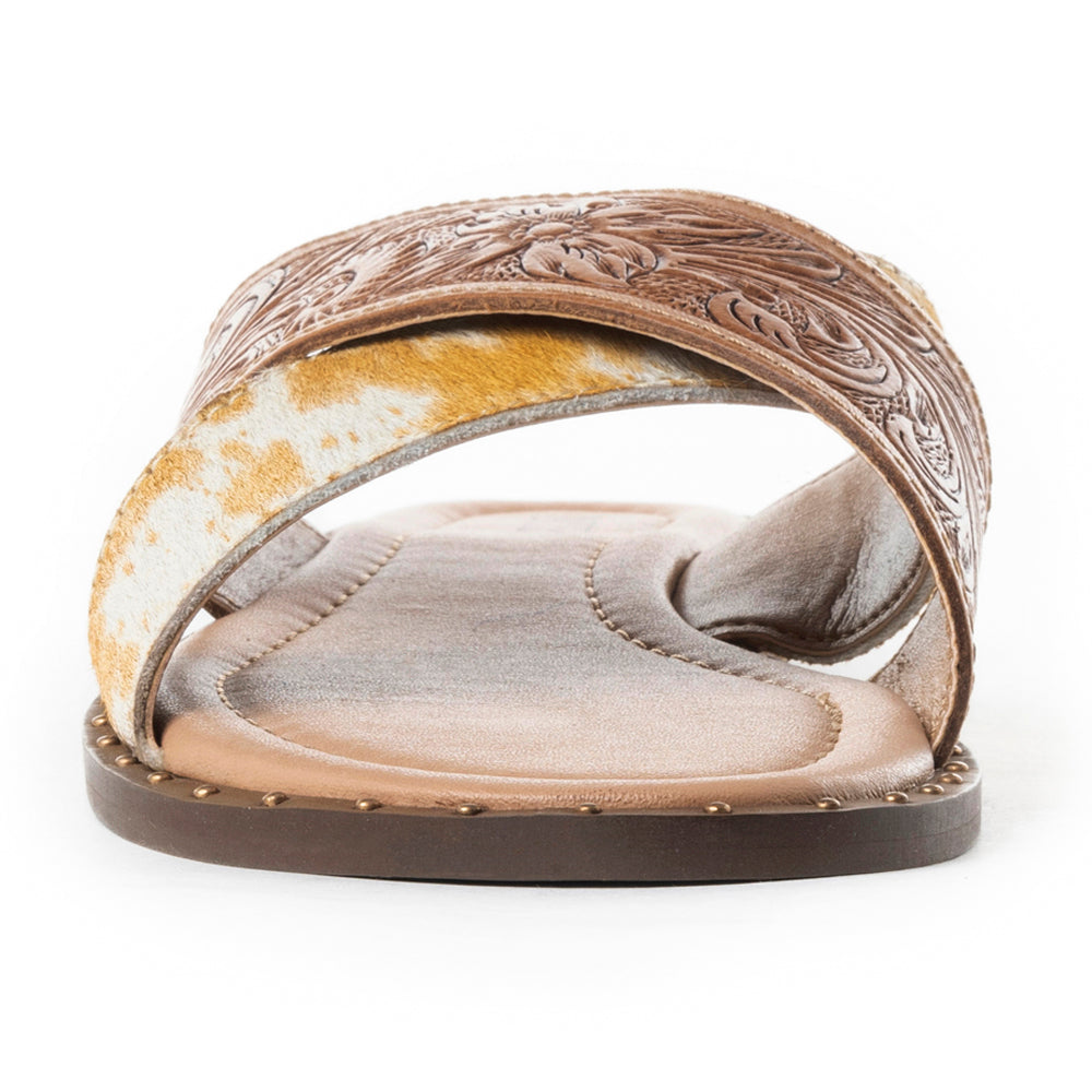 Mukluk Western Hand-Tooled Sandals - MyraUSA