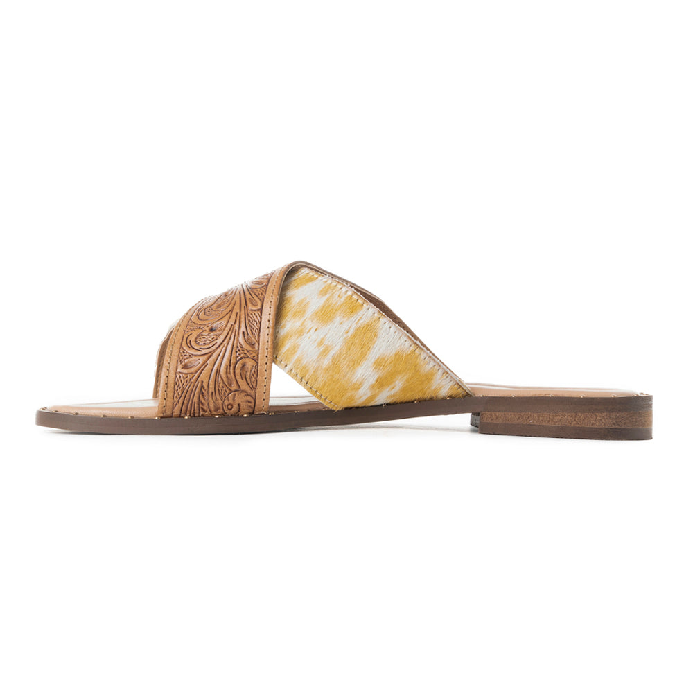 Mukluk Western Hand-Tooled Sandals - MyraUSA