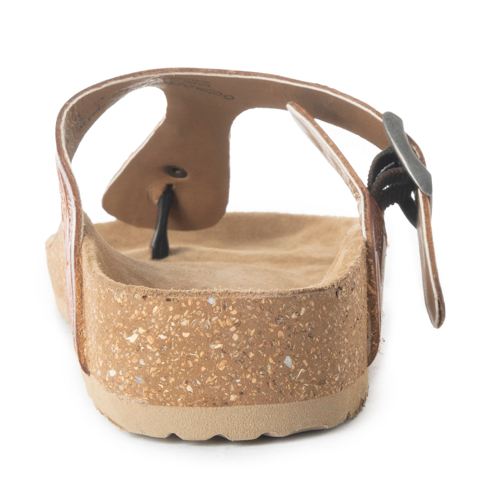 Crockler Western Hand-Tooled Sandals - MyraUSA