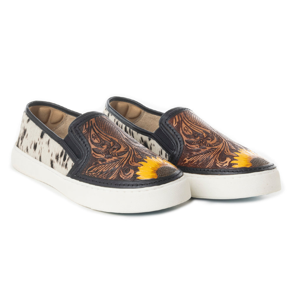 Nehard Western Hand-Tooled Sneakers - MyraUSA