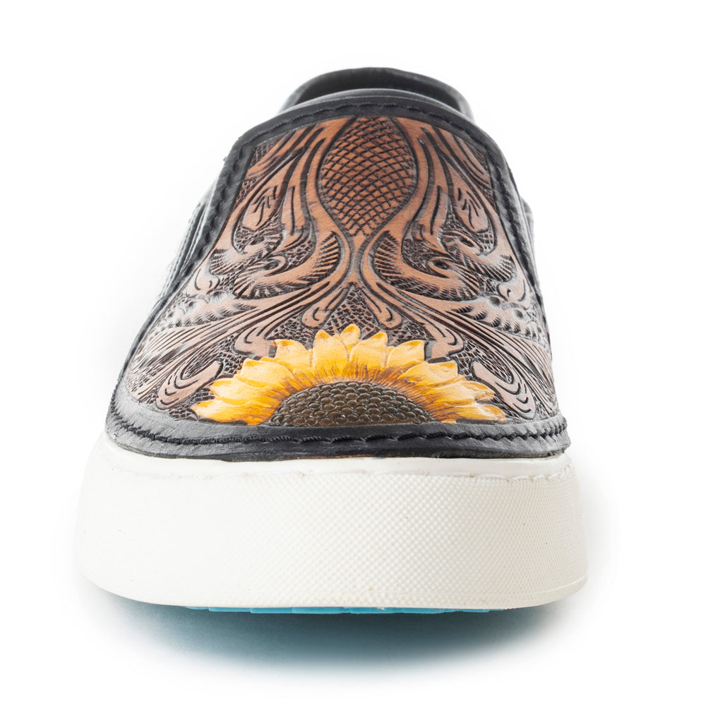 Nehard Western Hand-Tooled Sneakers - MyraUSA