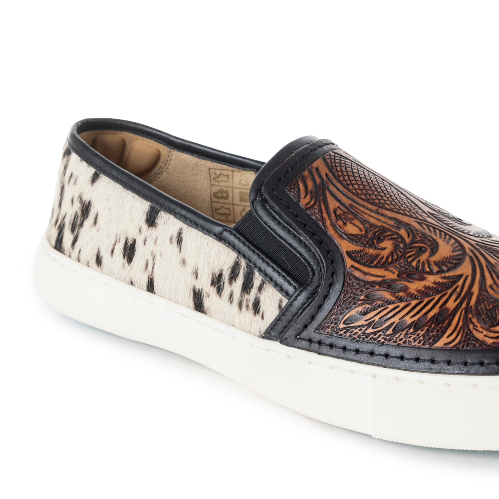 Nehard Western Hand-Tooled Sneakers - MyraUSA